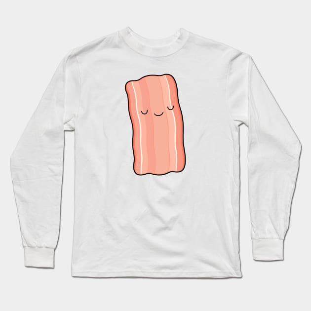 Bacon Long Sleeve T-Shirt by kimvervuurt